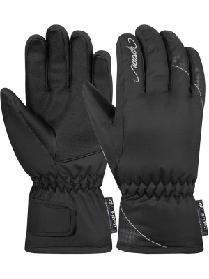 Reusch Rękawiczki narciarskie "Sarah R-TEX® XT Junior" w kolorze czarnym rozmiar: 4