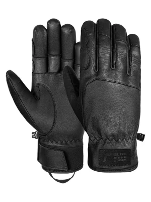 Reusch Skórzane rękawiczki "Cooper" w kolorze czarnym rozmiar: 9,5