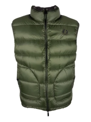 Reversible Green and Grey Puffer Vest Centogrammi