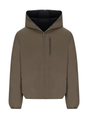 Reversible Hooded Jacket, Lamium Beige Save The Duck