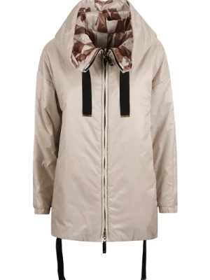 Reversible Puffer Jacket Szary Max Mara