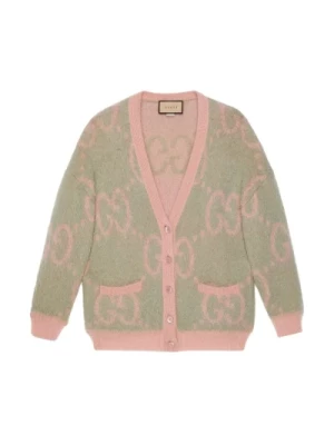 Reversible Sweter z wzorem Jacquard Gucci