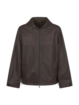 Reversible Windbreaker w Napa Mat Lanvin