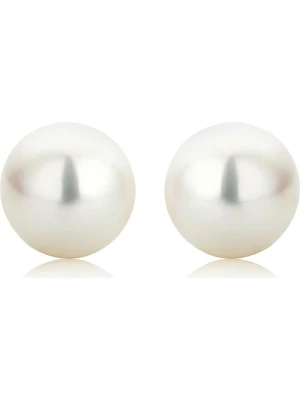 Revoni Kolczyki-wkrętki w kolorze białym z perłami rozmiar: onesize