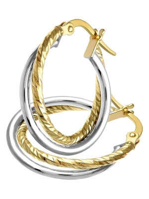 Revoni Złote kolczyki-kreole rozmiar: onesize