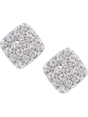 Revoni Złote kolczyki-wkrętki z diamentami rozmiar: onesize