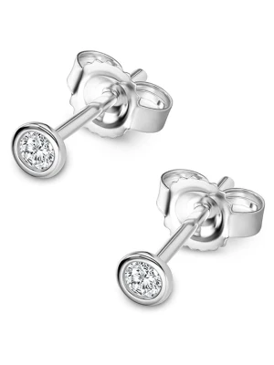 Revoni Złote kolczyki-wkrętki z diamentami rozmiar: onesize