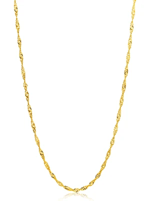 Revoni Złoty naszyjnik - dł. 45 cm rozmiar: onesize