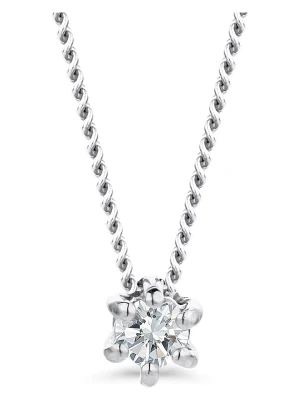 Diamant Exquis Złoty naszyjnik z diamentową zawieszką - dł. 45 cm rozmiar: onesize