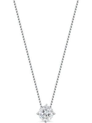 Revoni Złoty naszyjnik z diamentową zawieszką - dł. 45 cm rozmiar: onesize