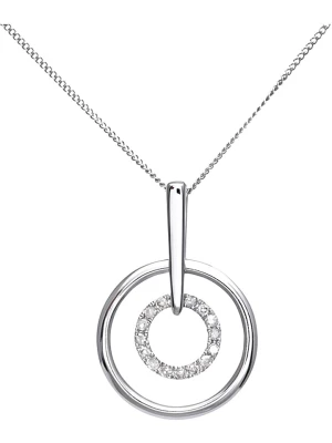 Revoni Złoty naszyjnik z diamentową zawieszką - dł. 46 cm rozmiar: onesize