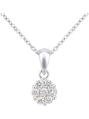 Revoni Złoty naszyjnik z diamentową zawieszką - dł. 46 cm rozmiar: onesize