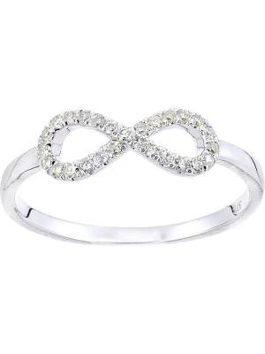 Revoni Złoty pierścionek z diamentami rozmiar: 53