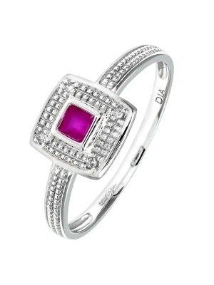 Revoni Złoty pierścionek z diamentami rozmiar: 52