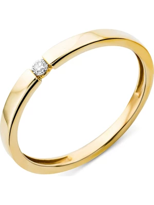Revoni Złoty pierścionek z diamentem rozmiar: 54