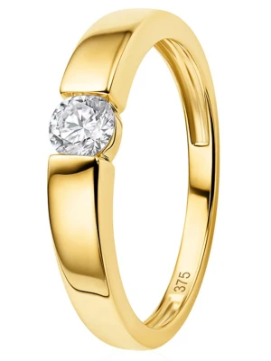 Revoni Złoty pierścionek z diamentem rozmiar: 56