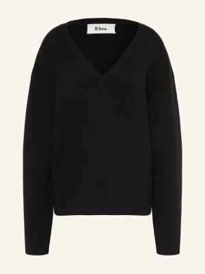 Rhea. Sweter schwarz CZARNY