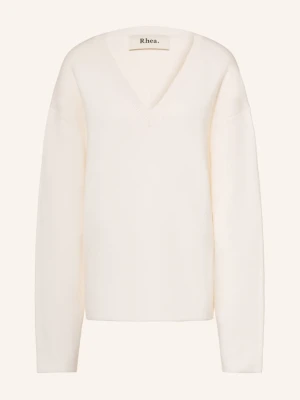 Rhea. Sweter weiss ECRU