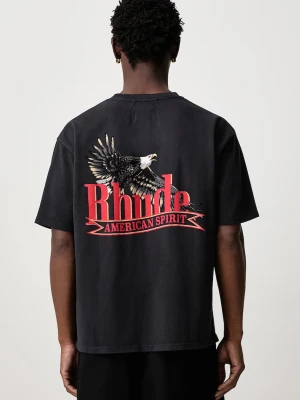 RHUDE American Spirit T-shirt bawełniany męski