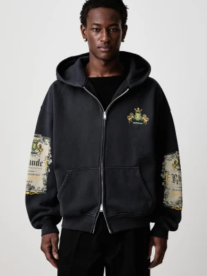 RHUDE Bordeaux Reserve bluza z kapturem bawełniana męska