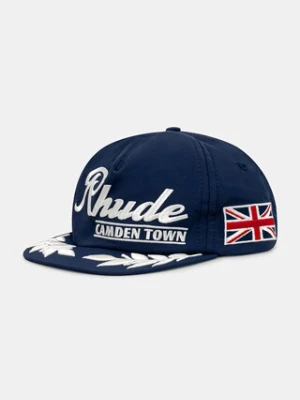 RHUDE czapka z daszkiem Camden Town kolor granatowy RHPF25HA01005