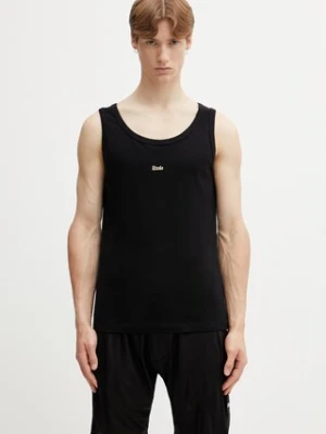 RHUDE Logo Ribbed Tank Top top męski bawełniany