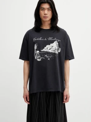 RHUDE Montenegro Morada T-shirt męski bawełniany