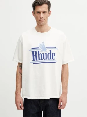 RHUDE Rossa T-shirt bawełniany męski