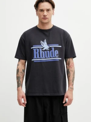RHUDE Rossa T-shirt męski bawełniany
