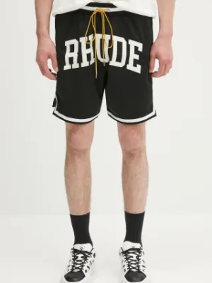RHUDE szorty Collegiate Basketball męskie kolor czarny RHPS25SH02016