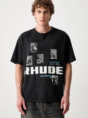 RHUDE T-shirt bawełniany męski