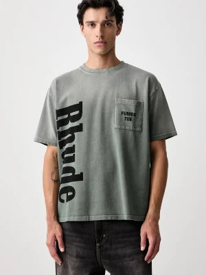 RHUDE T-shirt bawełniany męski
