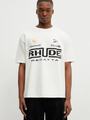 RHUDE t-shirt bawełniany Regatta Club