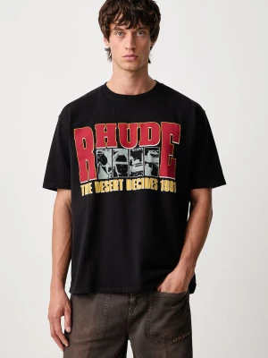 RHUDE The Desert Decides T-shirt bawełniany męski