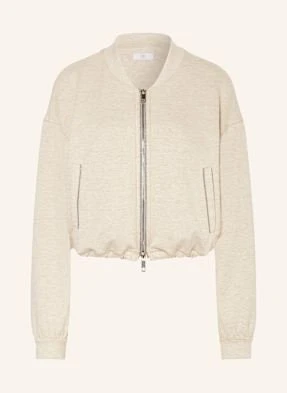 Riani Bluza Rozpinana Z Błyszczącą Przędzą beige