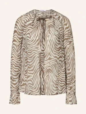 Riani Bluzka Z Falbanami beige