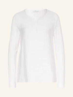 Riani Bluzka Z Mieszanki Materiałów weiss