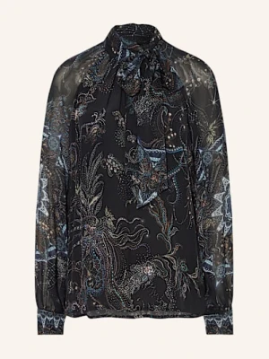 Riani Bluzka Z Wiązaniem Pod Szyją schwarz