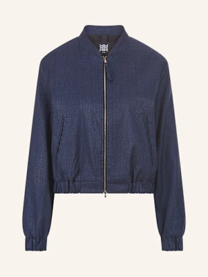 Riani Bluzon W Stylu Jeansowym Z Lnem blau