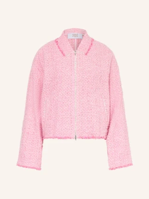 Riani Bluzon Z Tweedu Z Błyszczącą Przędzą rosa