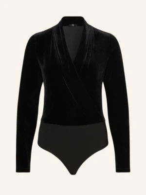 Riani Body Ze Stringami Z Aksamitu schwarz