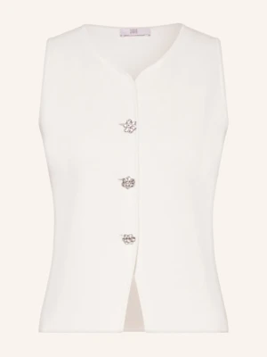 Riani Kamizelka Z Dzianiny Z Ozdobnymi Kamykami weiss