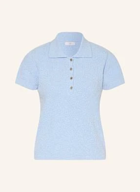 Riani Koszulka Polo Z Bouclé blau
