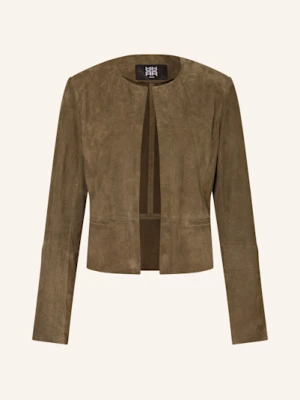 Riani Kurtka Skórzana gruen