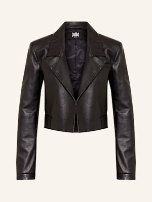 Riani Kurtka Skórzana schwarz