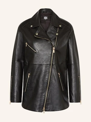 Riani Kurtka Skórzana schwarz