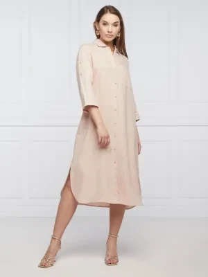 RIANI Lniana sukienka