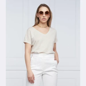 RIANI Lniany t-shirt | Regular Fit