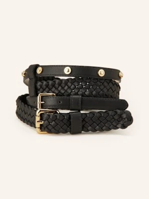 Riani Pasek Skórzany schwarz