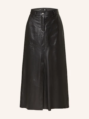 Riani Spódnica Skórzana schwarz